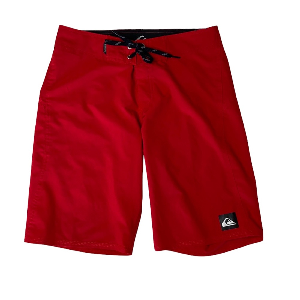 Quicksilver Red Velcro Tie Swimsuit